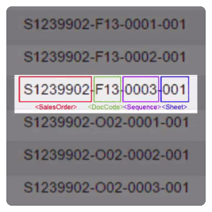 Automate the document numbering