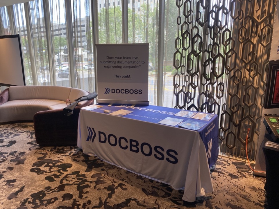 DocBoss exhibits at the MCAA Industry Forum in Nashville.